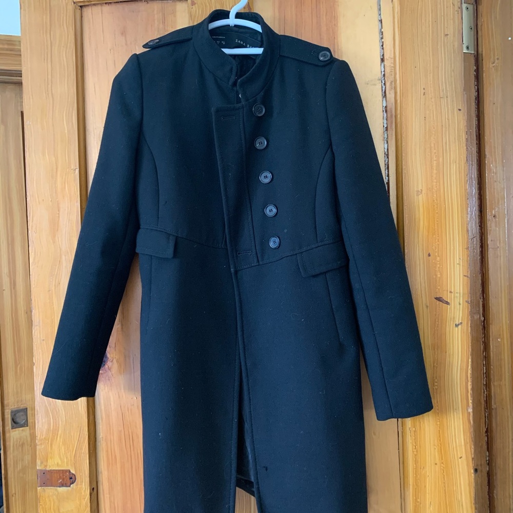 SOLD**Zara military inspired coat buttons